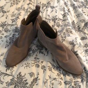 Suede booties